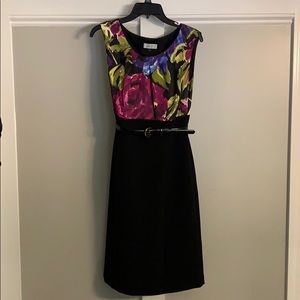 Tahari dress with belt